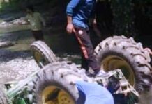 One dead, two injured after tractor turns turtle in north Kashmir