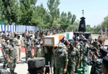 Malbagh Gunfight: Wreath laying event of CRPF man held at Humhama