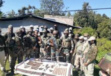 Hideout busted in Rajouri, Pika gun among arms recovered