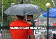 Rains Break Heat Wave
