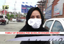Family Of Missing PhD Scholar Stages Protest