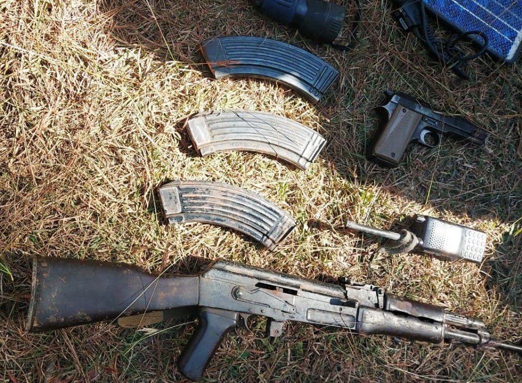 Hideout Busted, Arms And Ammunition Recovered