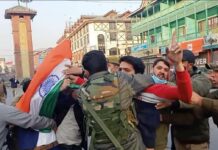 Three BJP Workers Detained While Trying To Hoist Tricolour At Clock Tower In Lal Chowk