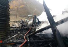 10 Houses, Four Cowsheds Gutted In Gurez Blaze