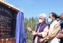 LG Sinha Inaugurates Ashthal Bridge Worth Rs 9.55 Crore In Kulgam