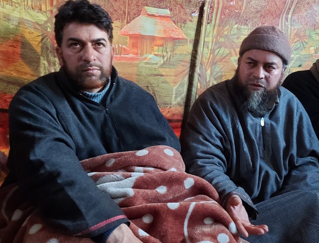 Athar Mushtaq’s father (L) and uncle (R)