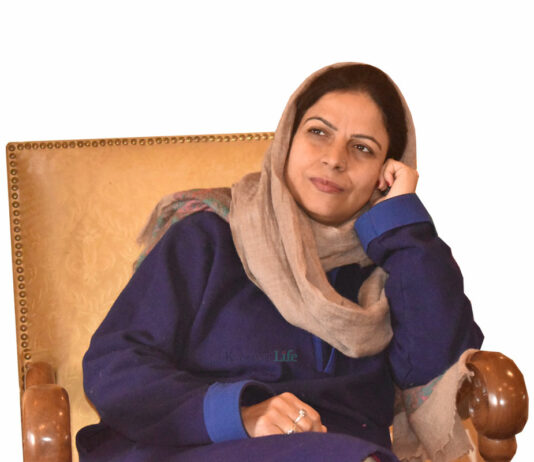 Safina Baig Likely to Join National Conference Safeena Beigh (KL Image by Shuaib Wani)