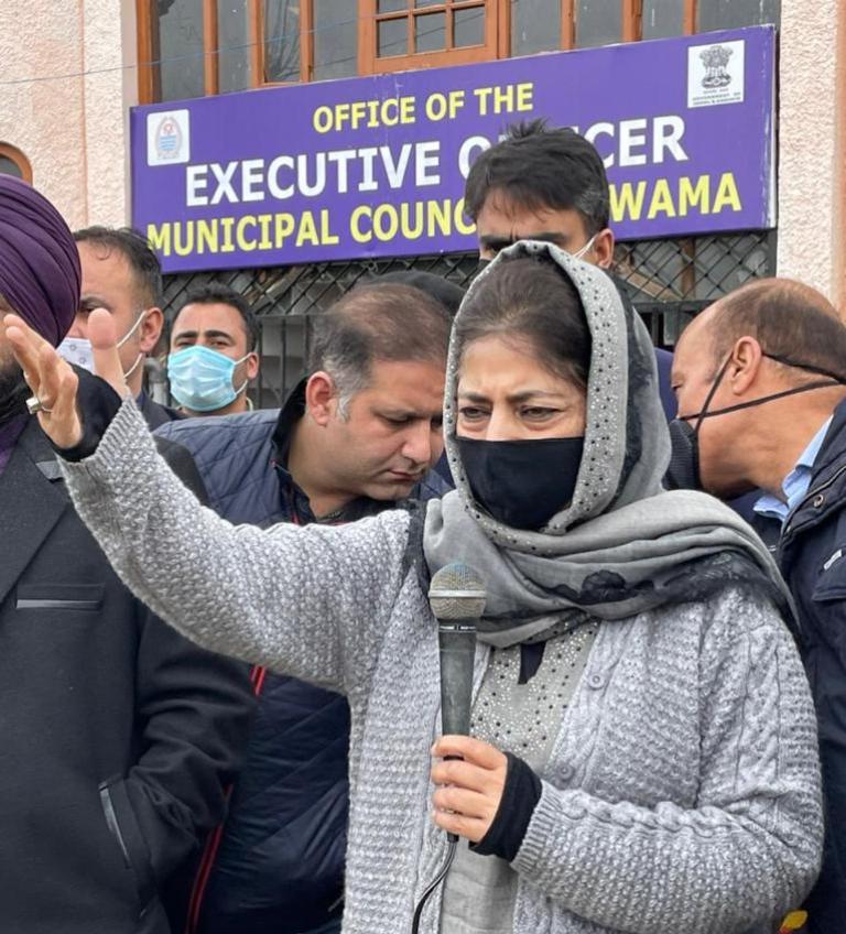 Mehbooba Mufti Urges Public to Use Voting as a Weapon Towards BJP