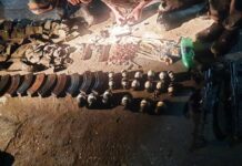 Huge Cache Of Arms, Ammunition Recovered In North Kashmir