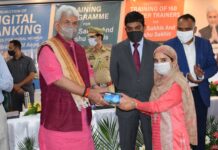 Lt Governor Launches Mission ‘One Gram Panchayat-One DIGI-Pay Sakhi’ In JK