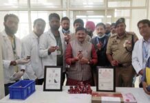 MoS For Communication Visits Indian International Trade Saffron Spice Park At Pampore