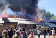 Massive Blaze Guts Several Houses In Srinagar