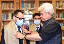 Lt Governor Felicitates UPSC Civil Services Qualifiers