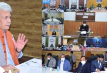 Lt Governor Reviews JK’s COVID-19 Situation