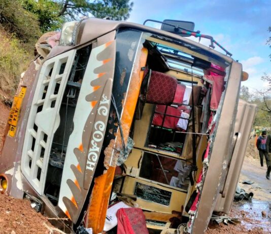Two Killed, Several Injured as Passenger Vehicle Overturns in Jammu Kashmir