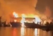 Fire Damages Guesthouse in Srinagar, One Injured