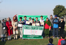 DPS Srinagar Conducts Cross Country Run For Students