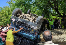 7 CRPF Men Injured In Road Accident