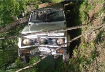 Escort Vehicle Of PDF Chairman Turns Turtle, Two Security Personnel Injured