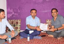 Govt Hands Over Job Letter, Ex-Gratia Amount To Slain Rahul Bhat’s Family
