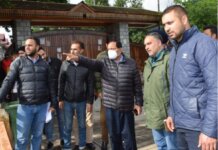 Advisor Bhatnagar Visits Flood Control Room Ram Munshi Bagh, Assesses Situation
