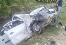 Five Injured In Road Accident