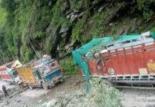 Shooting Stones On Mughal Road Damage Trucks
