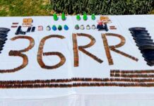 Arms And Ammunition Recovered, Says Police