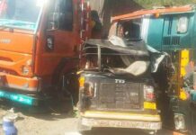 Minor Girl Among Eight Injured In Auto-Truck Collision