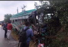Three Killed, 16 Injured In Road Accident
