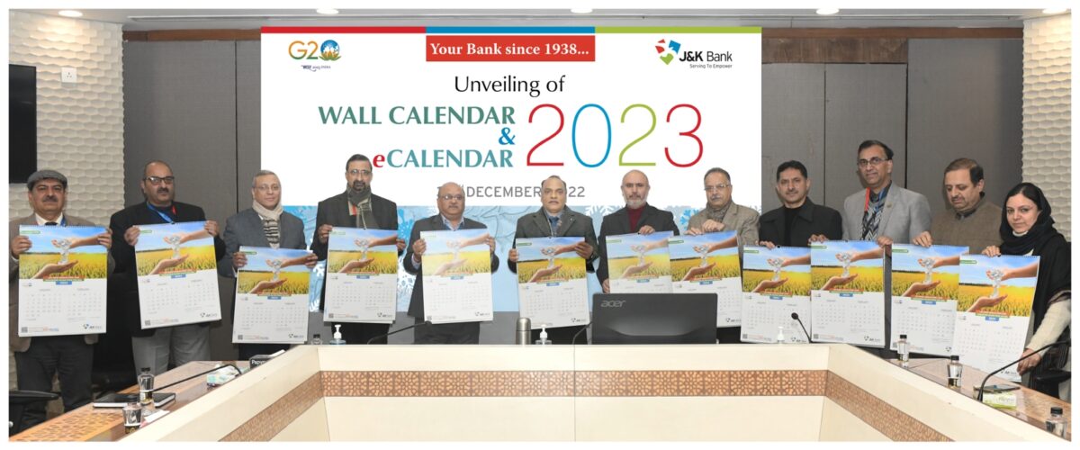 J&K Bank unveils its Wall Calendar