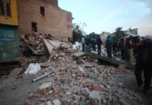 Three-Storey Building Collapses In Jammu