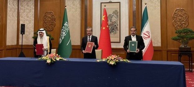 1Iran and Saudi Arabia have agreed to resume diplomatic relations after four days of intensive previously undisclosed talks in Beijing. Photo Chinese foreign ministry e1678465894546