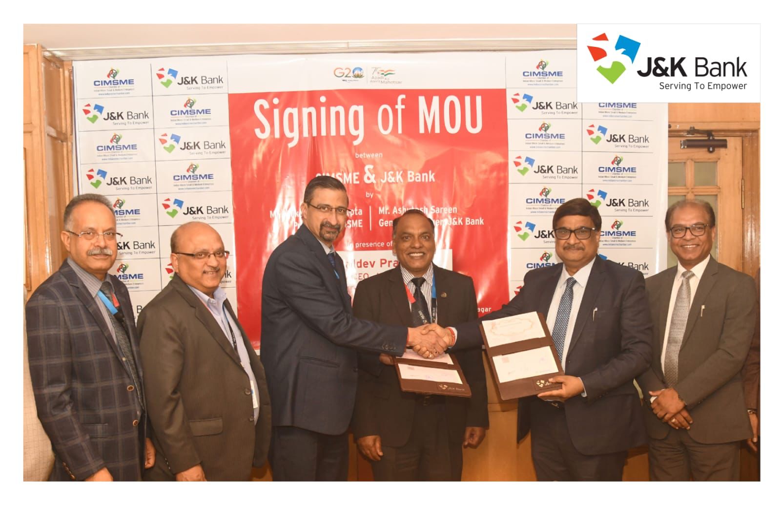 JK Bank Partners With CIMSME To Boost MSME Growth - Vimarsana News