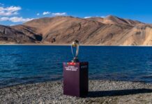 World Cup 2023 Trophy Embarks On Global Tour, Arrives At Pangong Tso