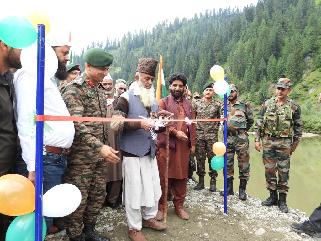 Army Dedicates 115-Foot-Long Bridge To The Last Village On LoC - Vimarsana News