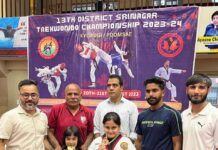 13th District Srinagar Official Taekwondo Championship Event Concludes
