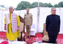 AK Choudhary Sworn in as J&K PSC Chairman on February 29 2024.