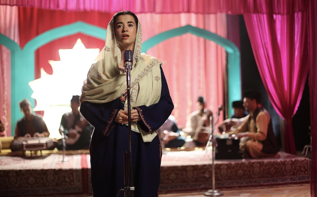 Saba Azad as Kashmir singer Raj Begum in film Songs of Paradise