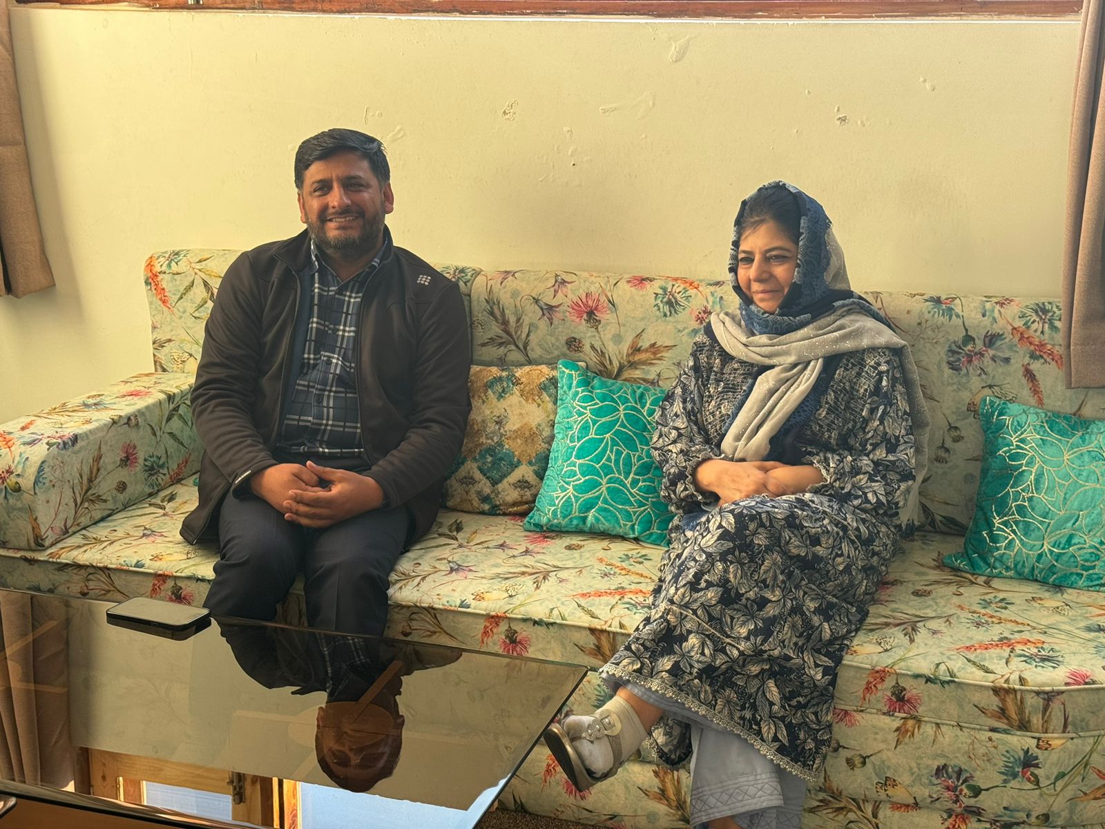 Former Rajya Sabha member Fayaz Mir has rejoined the Peoples Democratic Party (PDP)