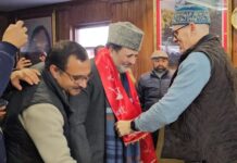 Javid Hussain Baig, former MLA Baramulla joined the National Conference party on March-08 2024.