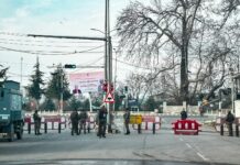 Tight Security in Place in central Kashmir's Srinagar city ahead of PM Modi’s visit on Wednesday March 06 2024.