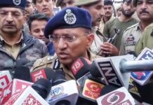 Additional Director General of Police (ADGP), Jammu, Anand Jain speaking to reporters after Udhampur attack