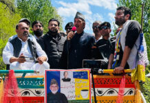 DPAP Leader Parray Files Nomination from Anantnag-Rajouri LS Seat