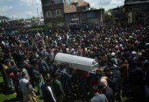 Grieving Community Unites for Funeral of Gandbal Boat Capsize Victims in Srinagar District