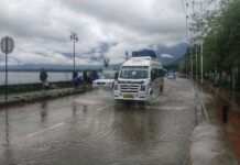 Heavy Rainfall Hits Kashmir Valley