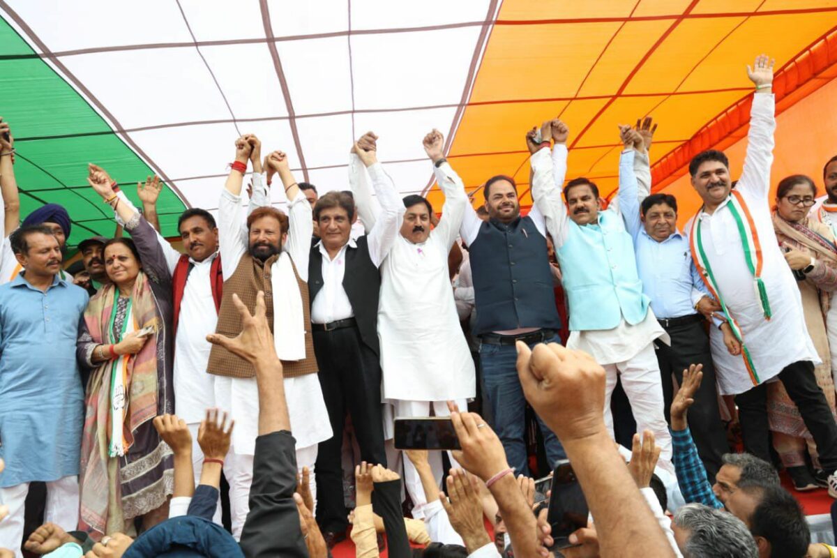 Raj babbar Udhampur Congress rally3