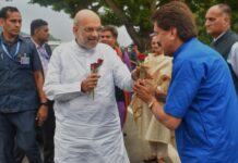 Amit Shah Arrives Srinagar