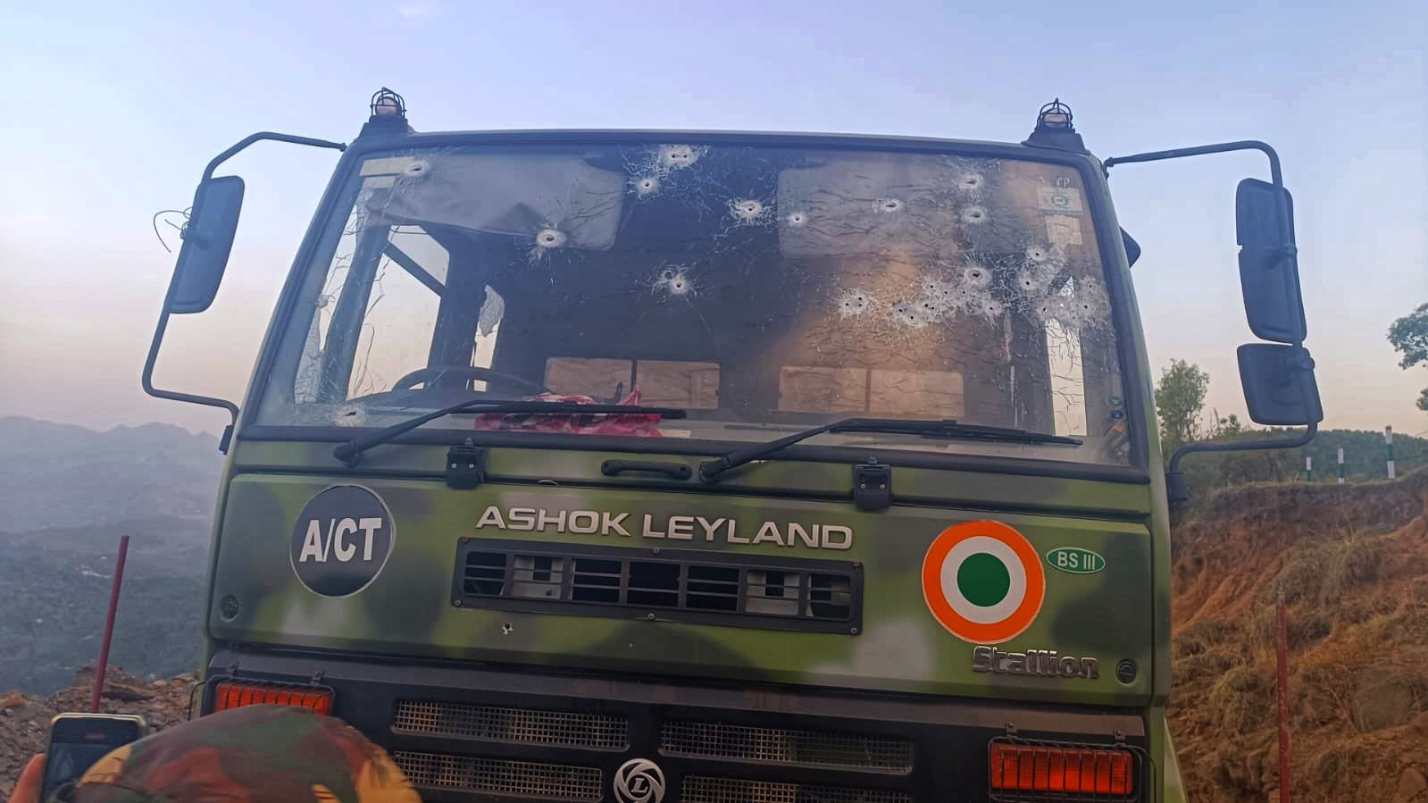 An Indian Air Force (IAF) convoy was fired upon by militants in Jammu and Kashmir's Poonch district