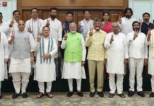 NDA Elects PM Modi its Leader, Passes Resolution Lauding Him